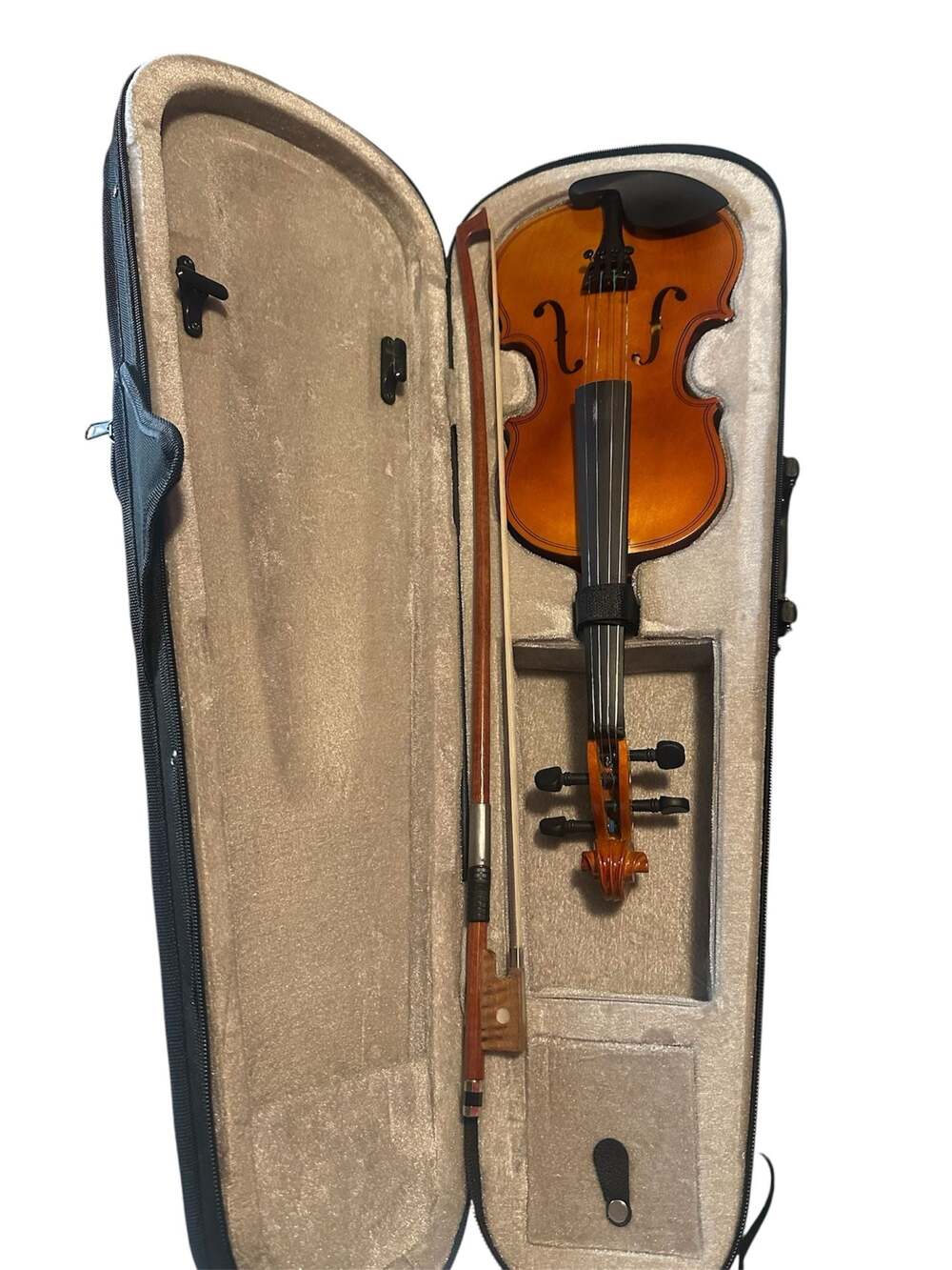 Student Acoustic Violin Outfit with Case and Bow